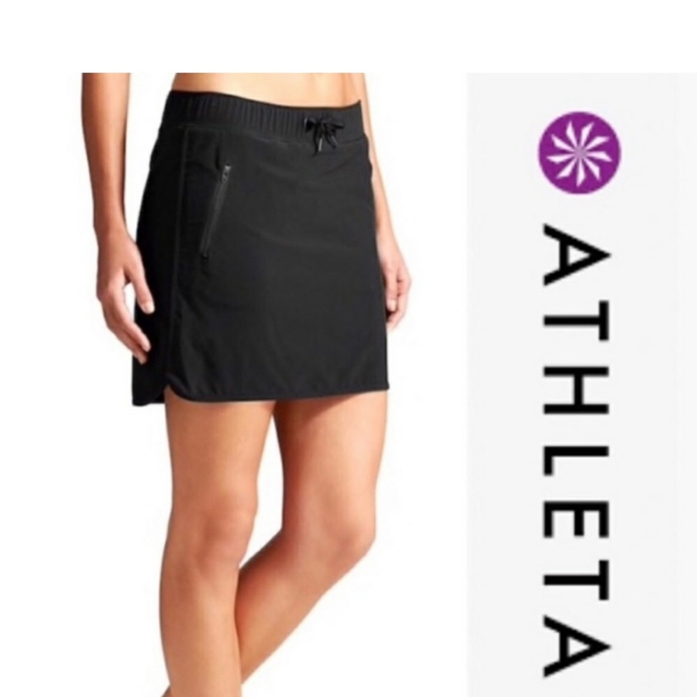 Athleta Stretch In Skort M Black